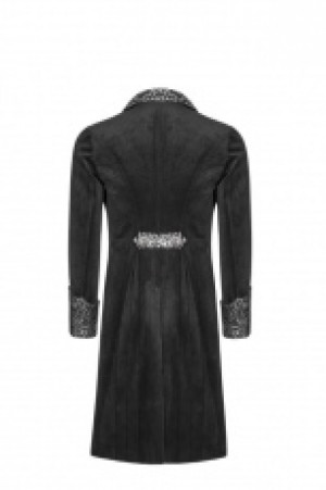  Gothic Dress with Swallow Tail Coat Punk Rave WY-947LCM/BK-SI -  