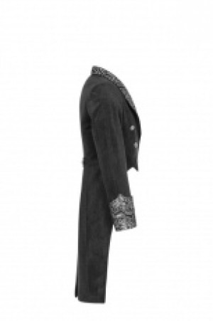  Gothic Dress with Swallow Tail Coat Punk Rave WY-947LCM/BK-SI -  