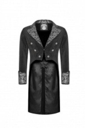  Gothic Dress with Swallow Tail Coat Punk Rave WY-947LCM/BK-SI -  