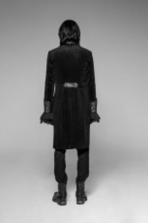 Gothic Dress with Swallow Tail Coat Punk Rave WY-947LCM/BK-SI -  