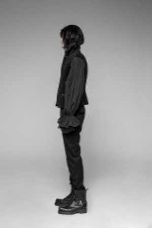     " " Gothic Bat Collar Dress Vest /   -  5