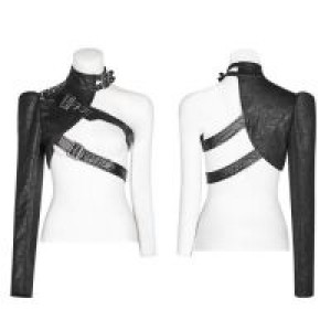  Punk One-arm Short Coat Punk Rave WY-952XDF/BK -  