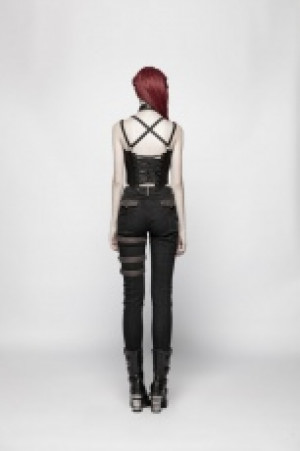  Punk Short Corset Punk Rave WY-955SYF/BK -  