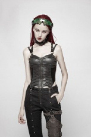  Punk Short Corset Punk Rave WY-955SYF/BK -  