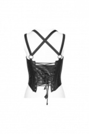  Punk Short Corset Punk Rave WY-955SYF/BK -  