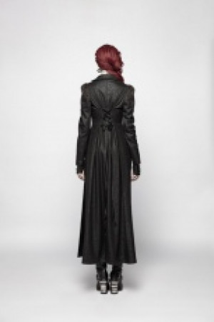  Gothic Dark Coat Punk Rave WY-957XCF/BK -  