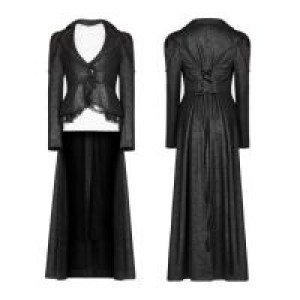  Gothic Dark Coat Punk Rave WY-957XCF/BK -  