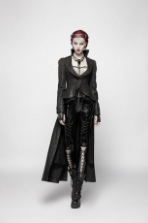  Gothic Dark Coat Punk Rave WY-957XCF/BK -  
