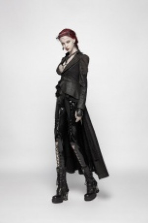  Gothic Dark Coat Punk Rave WY-957XCF/BK -  