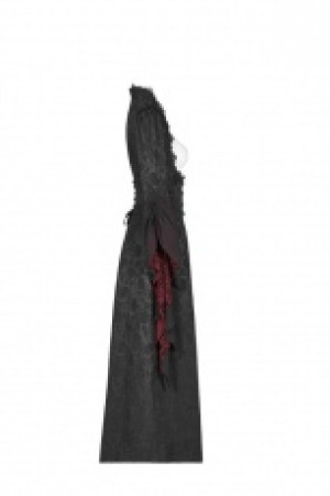  Gothic Court Long Coat Punk Rave WY-958LCF/BK -  