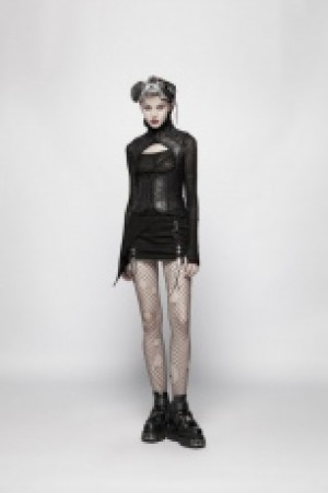  Steampunk Vintage Floral Vest Punk Rave WY-960MJF/BK -  