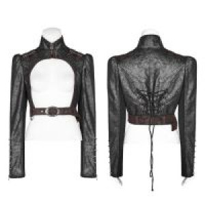  Steam Punk Short Jacket Punk Rave WY-961XDF/BK-CO -  
