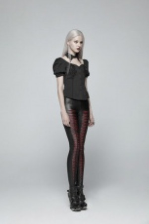  Gothic Blood Short Sleeve Shirt Punk Rave WY-963CDF/BK -  