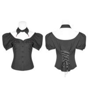  Gothic Blood Short Sleeve Shirt Punk Rave WY-963CDF/BK -  