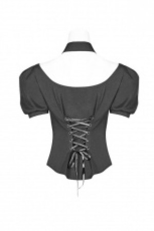  Gothic Blood Short Sleeve Shirt Punk Rave WY-963CDF/BK -  