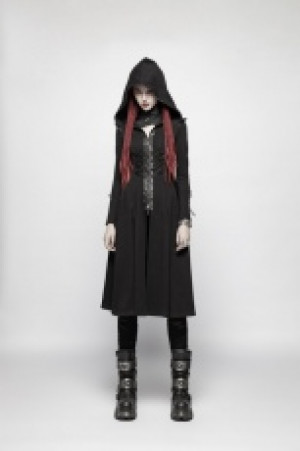  Punk Hooded Knit Jacket Punk Rave WY-964ZCF/BK -  