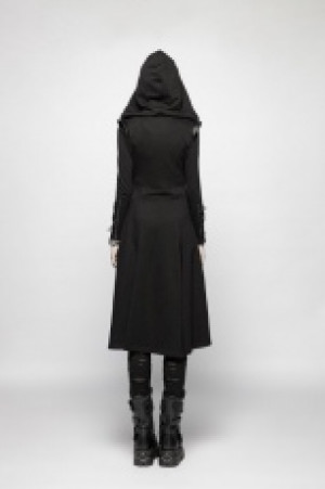  Punk Hooded Knit Jacket Punk Rave WY-964ZCF/BK -  