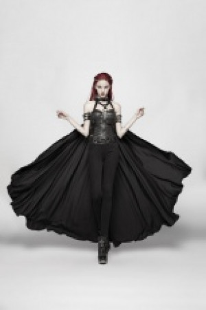  Punk Cape With Chain Punk Rave WY-968DPF/BK -  