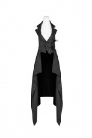  Gothic Detachable Vest Punk Rave WY-970MJF/BK -  