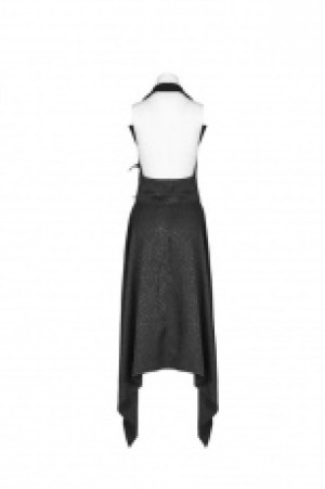  Gothic Detachable Vest Punk Rave WY-970MJF/BK -  