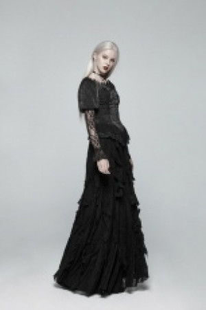  Gothic Lantern Sleeve Shirt Punk Rave WY-972CCF/BK -  