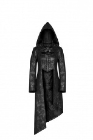  Punk Asymmetric Hem Jacket /   -  1