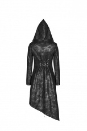  Punk Asymmetric Hem Jacket /   -  3