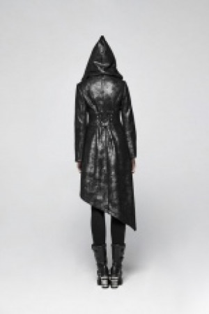  Punk Asymmetric Hem Jacket /   -  6