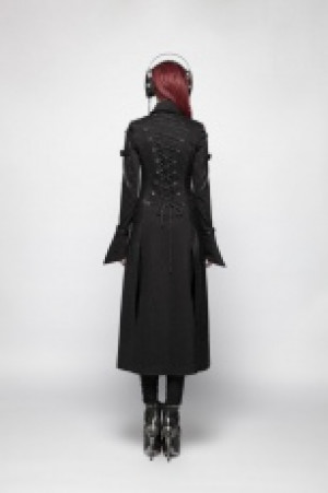  Punk Futuristic Long Coat Punk Rave WY-981XCF/BK -  