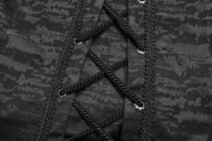  Gothic Dress Swallow Tail Coat Punk Rave WY-982LCF/BK -  