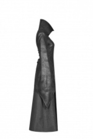  Gothic judge Long coat Punk Rave WY-984LCF/BK -  