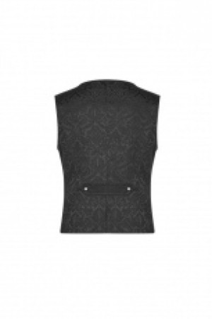  Gorgeous Gothic Jacquard Vest Punk Rave WY-989MJM/BK -  