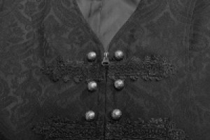  Gorgeous Gothic Jacquard Vest Punk Rave WY-989MJM/BK -  