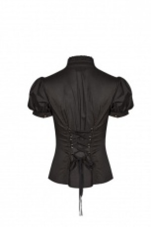  Steampunk Puff Sleeve Shirt Punk Rave WY-988CDF/BK -  