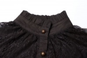  Steampunk Puff Sleeve Shirt Punk Rave WY-988CDF/BK -  
