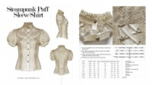  Steampunk Puff Sleeve Shirt -  8