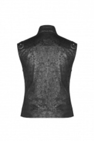  Punk Sleeveless Vest Punk Rave WY-990MJM/BK -  