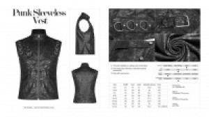  Punk Sleeveless Vest Punk Rave WY-990MJM/BK -  