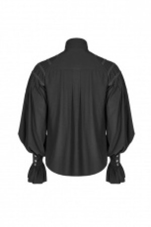  Victoria Loose Long Sleeve Shirt Punk Rave WY-991CCM/BK -  