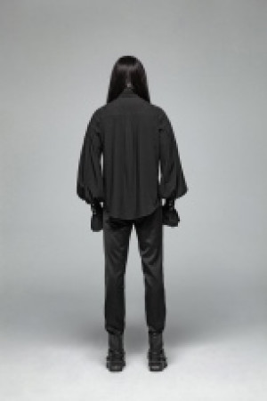  Victoria Loose Long Sleeve Shirt Punk Rave WY-991CCM/BK -  