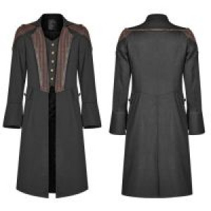  Steampunk Mid-length Coat Punk Rave WY-997XCM/BK-CO -  