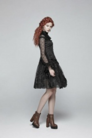  Steampunk Lace Shirt Punk Rave WY-998CCF/BK -  