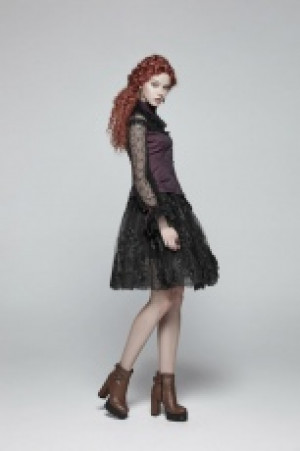 Steampunk Lace Shirt Punk Rave WY-998CCF/RD -  