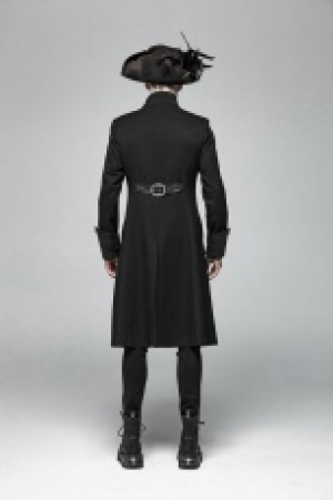  Steampunk Mid-length Coat Punk Rave WY-1000LCM/BK -  