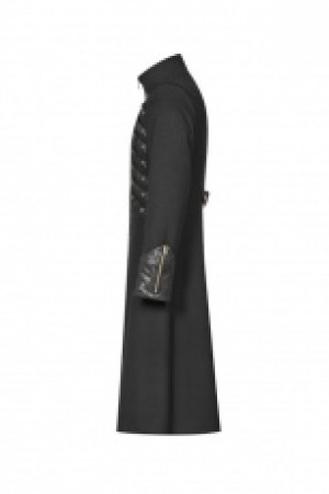  Steampunk Mid-length Coat Punk Rave WY-1000LCM/BK -  
