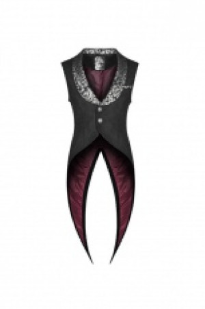  Gothic Swallow Tail Vest Punk Rave WY-1001MJM/BK -  