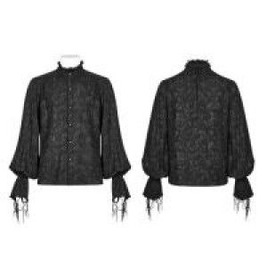  Decadent Gothic Printed Shirt Punk Rave WY-1003CCM/BK -  