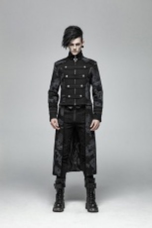  Punk Dragon Totem Detachable Coat Punk Rave WY-1004XCM/BK -  