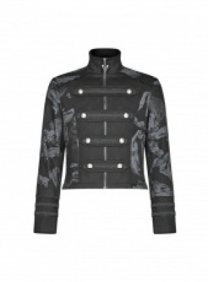  Punk Dragon Totem Detachable Coat Punk Rave WY-1004XCM/BK -  