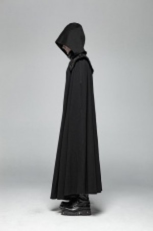  Punk Detachable Cloak Punk Rave WY-1008DPM/BK -  